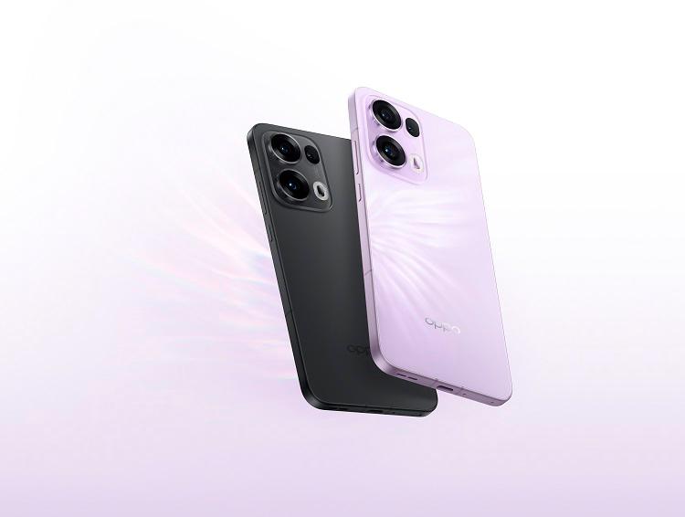 The Oppo Reno13 Pro is available in Graphite Grey and Plume Purple colours.