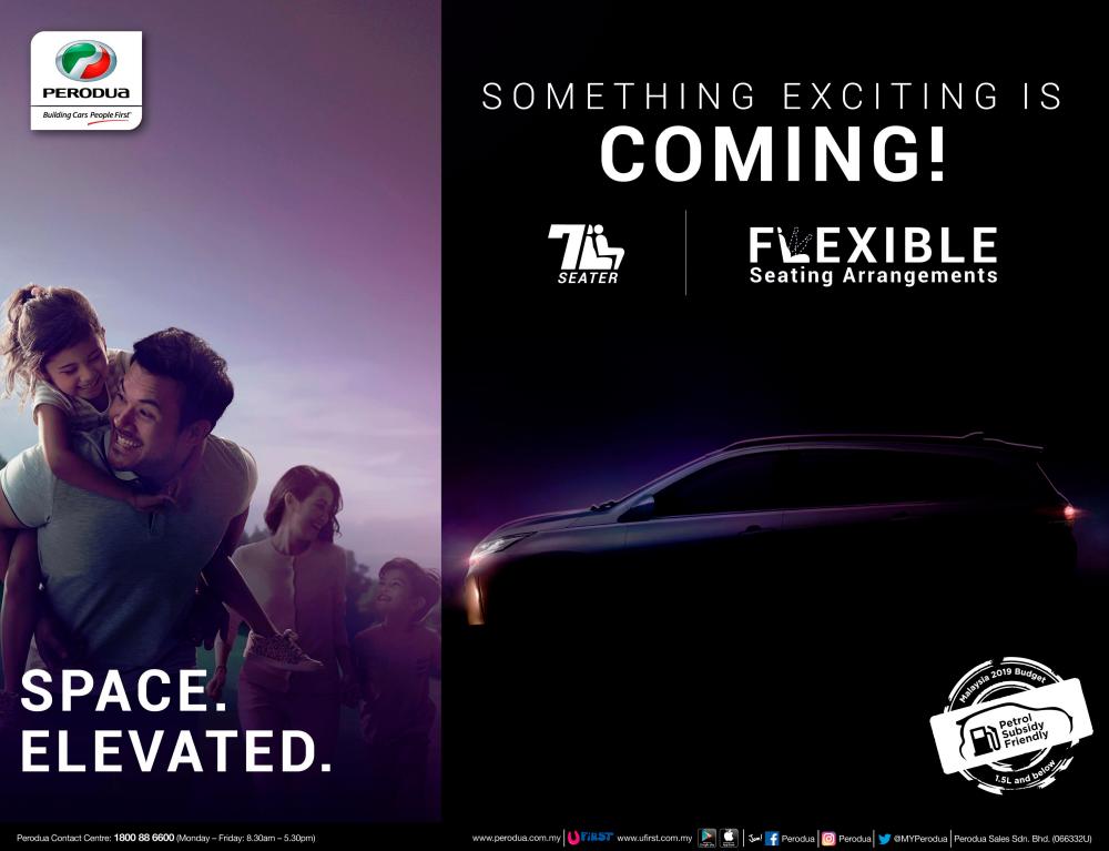 $!Perodua Aruz open for booking, from RM72,200*