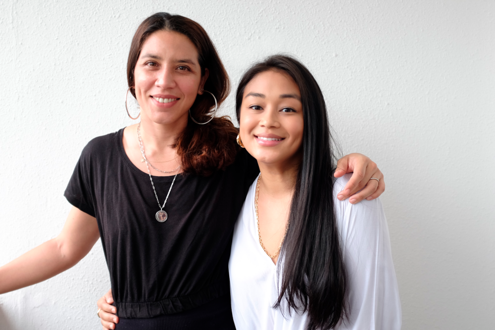 Zaireen (left) and Athiya often draw inspiration from their daily lives, hence the brand name ‘KIN, to represent the kinship among families and friends. – PICTURE COURTESY OF ‘KIN