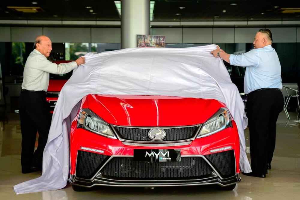 Perodua Myvi 1.3L G ‘S-Edition’ yang dilancarkan oleh GHK Motors pada 4 on Julai. (gambar dari laman Facebook ‘Perodua Brunei’)