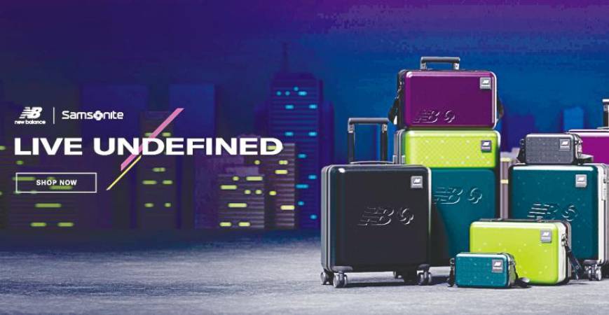 New Balance | Samsonite for a well-packed trip