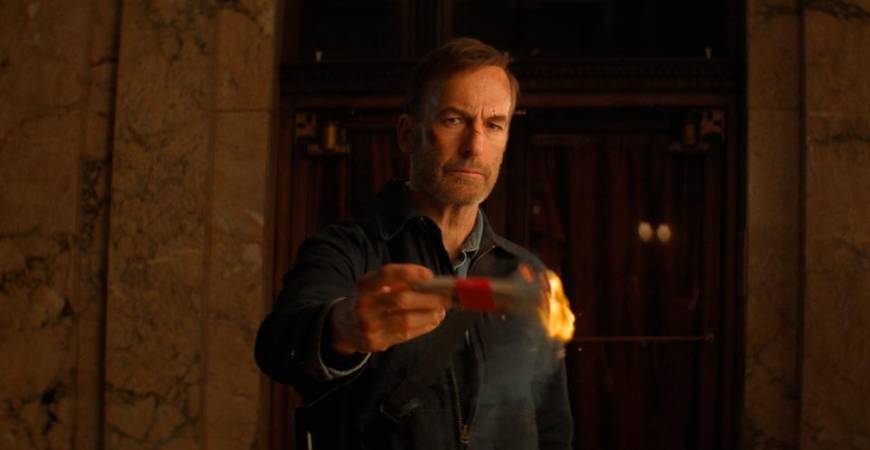 Hutch (Odenkirk) finds himself dragged back into chaos despite promising a peaceful family holiday. - ALL PICS FROM PR