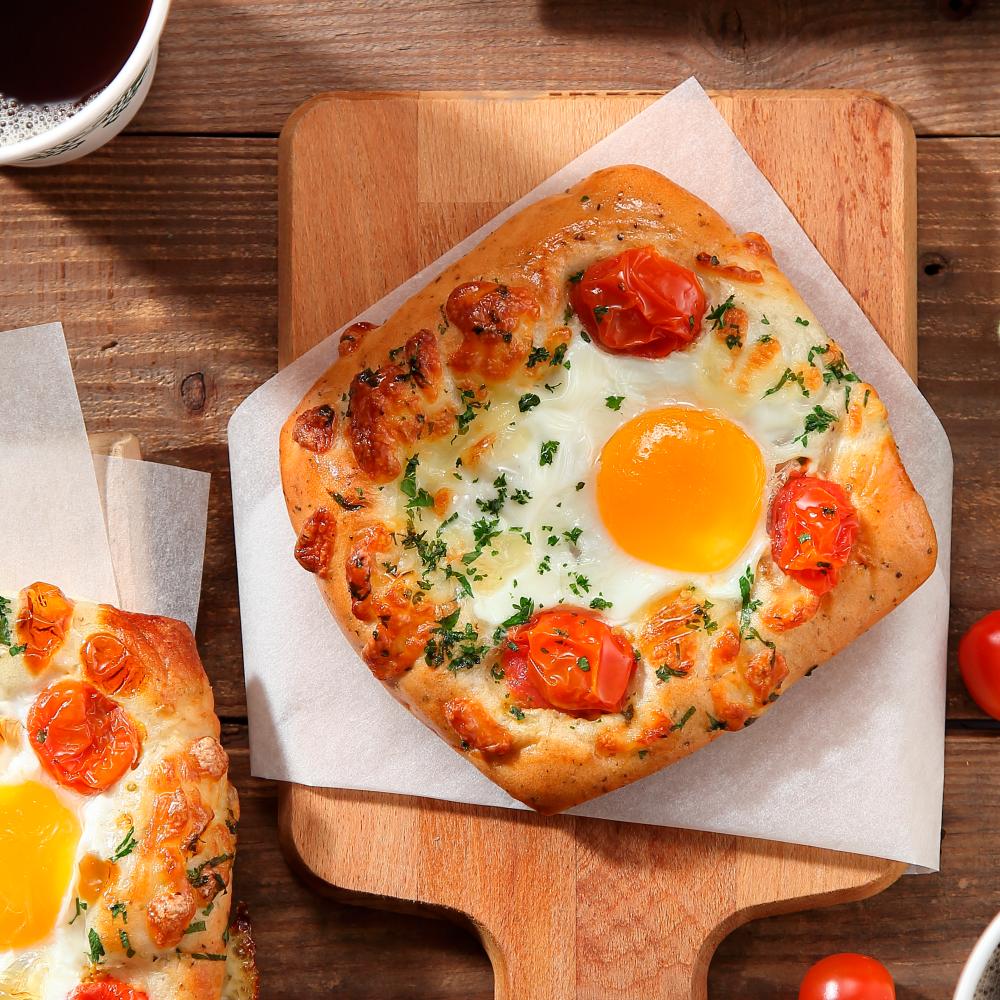 Egg-in-a-Hole Foccacia