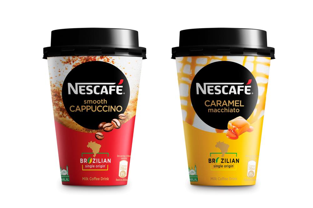 Nescafe Cups Smooth Cappuccino and Caramel Macchiato