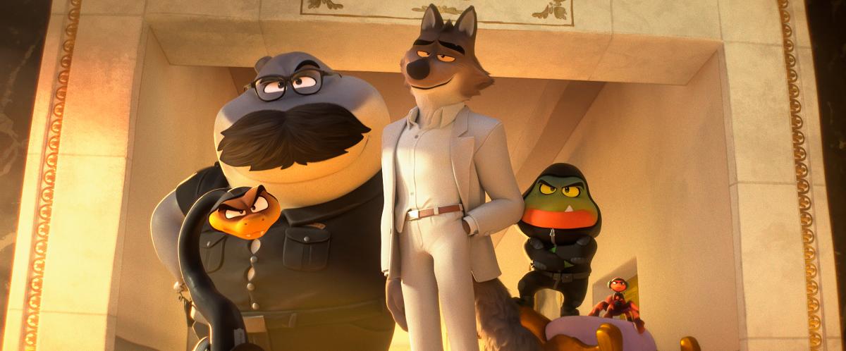 (From left) Snake (Maron), Shark (Robinson), Wolf (Rockwell), Piranha (Ramos) and Tarantula aka Webs (Awkwafina) return for another wild ride. - PR