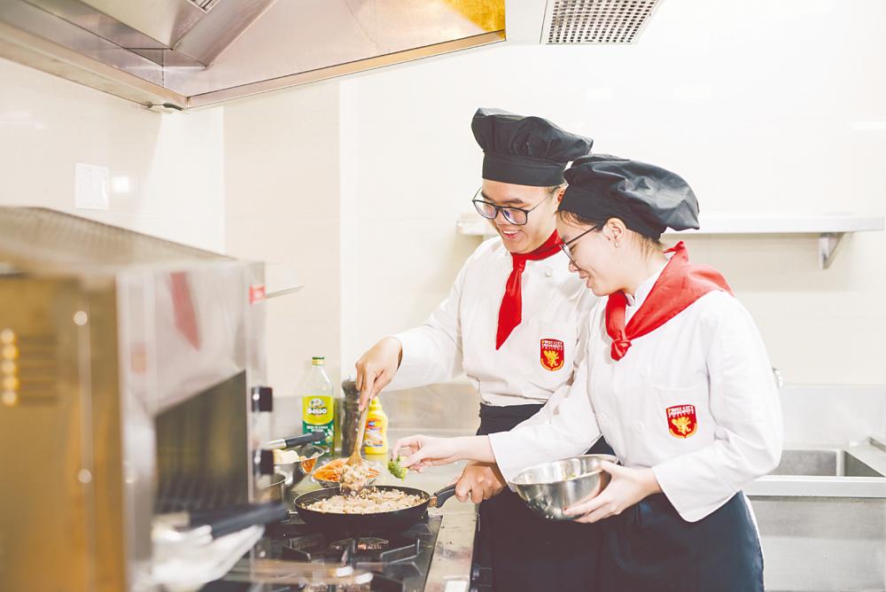 Hospitality and Management students will have access to a well-stocked and maintained Training Kitchen.