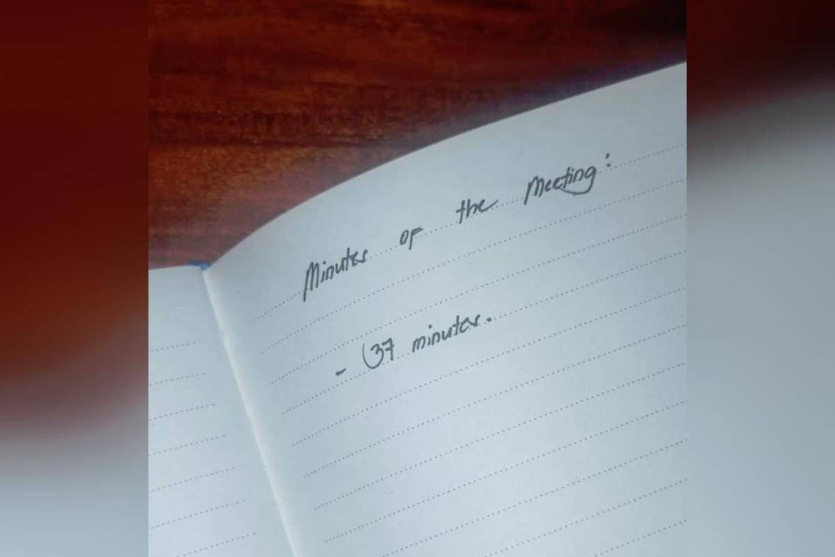 Taking minute 101 - The Malaysian edition