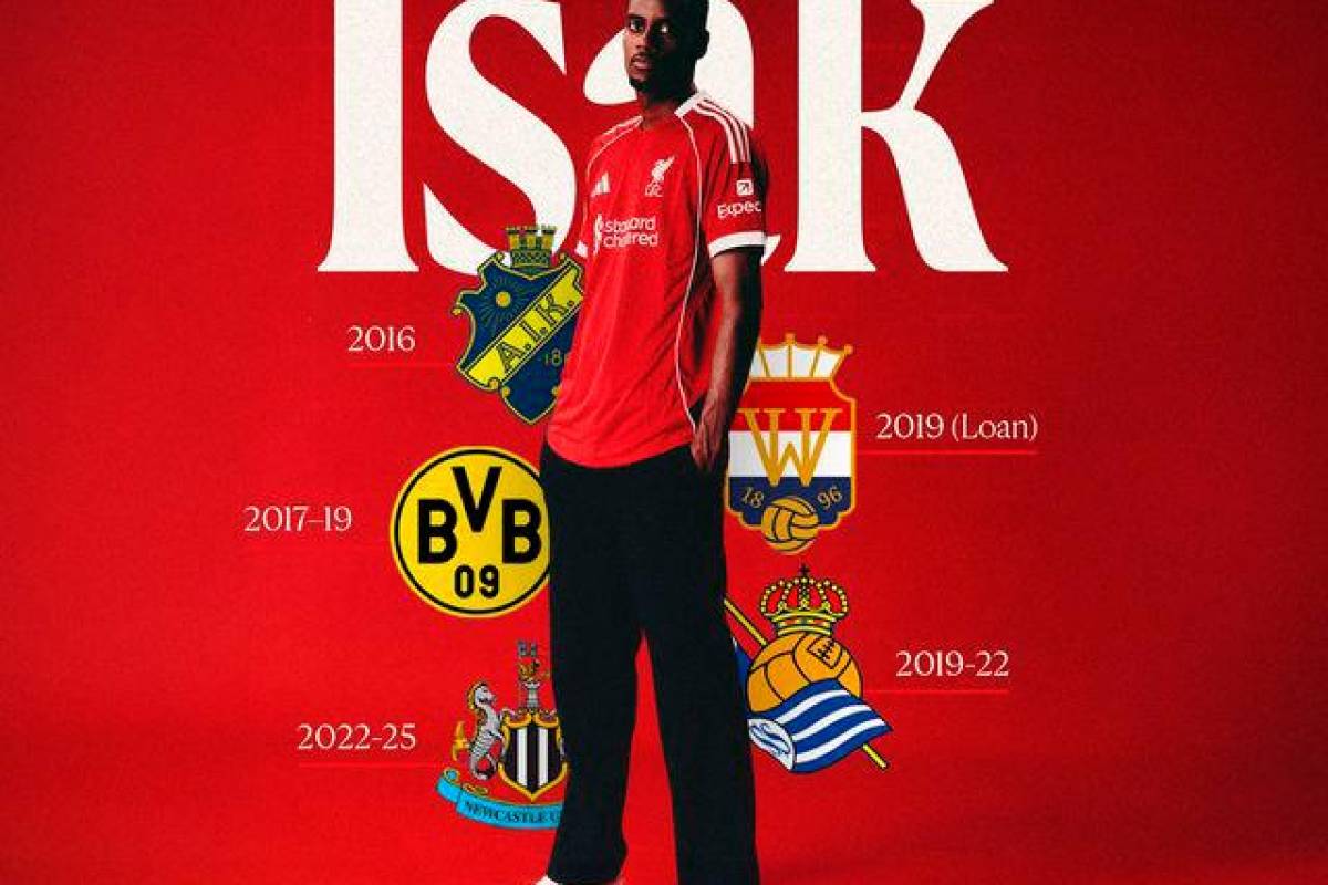 Liverpool’s British record signing Isak