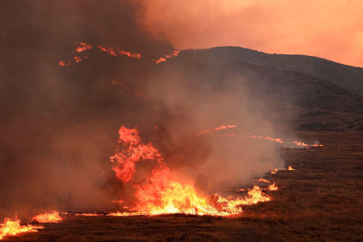 Californias biggest wildfire of the year spreads to 70,000 acres