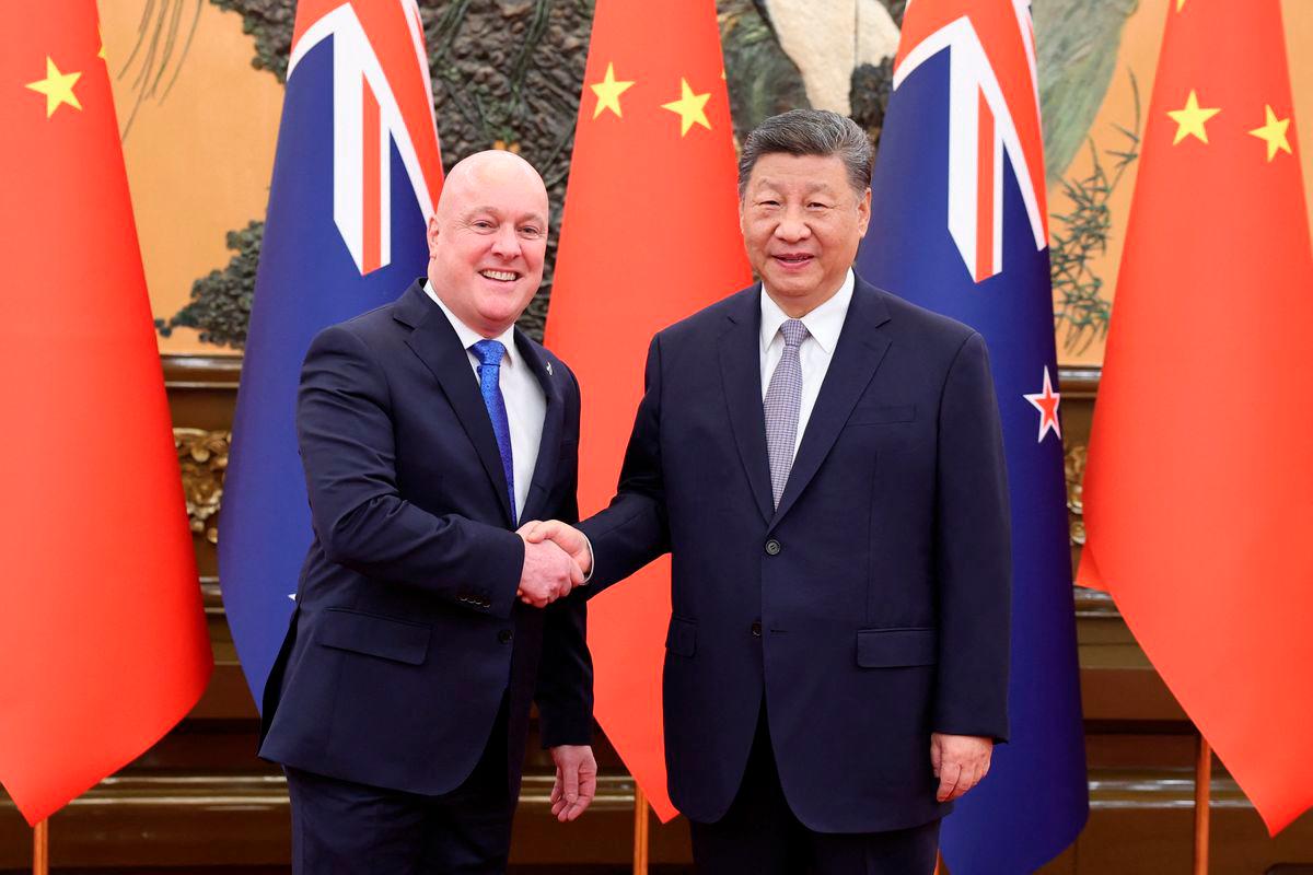 China’s Xi tells NZ’s Luxon ‘no conflicts of interest’