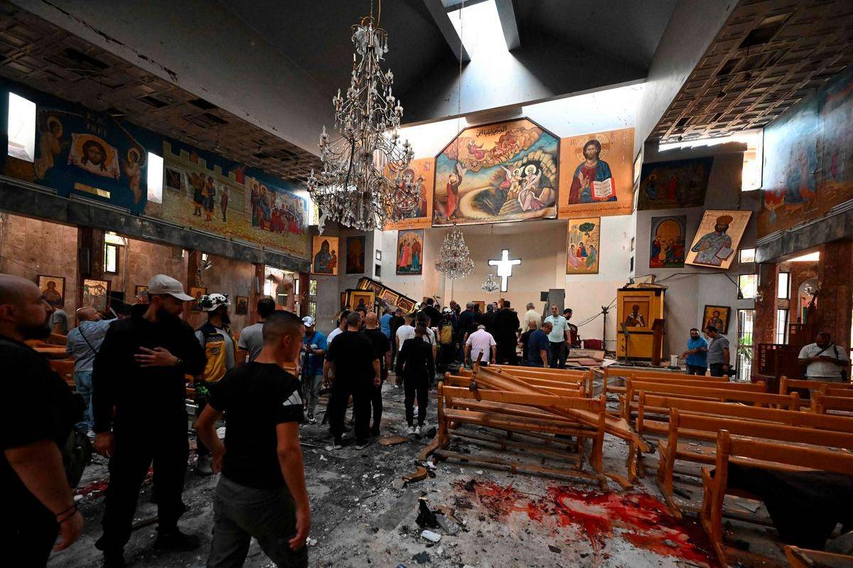Syria president vows those involved in church attack will face justice