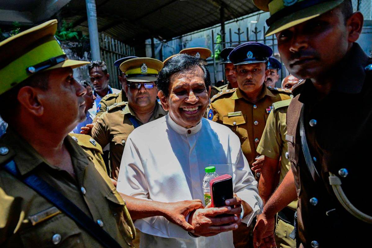 Sri Lankan ex-minister surrenders in anti-corruption crackdown