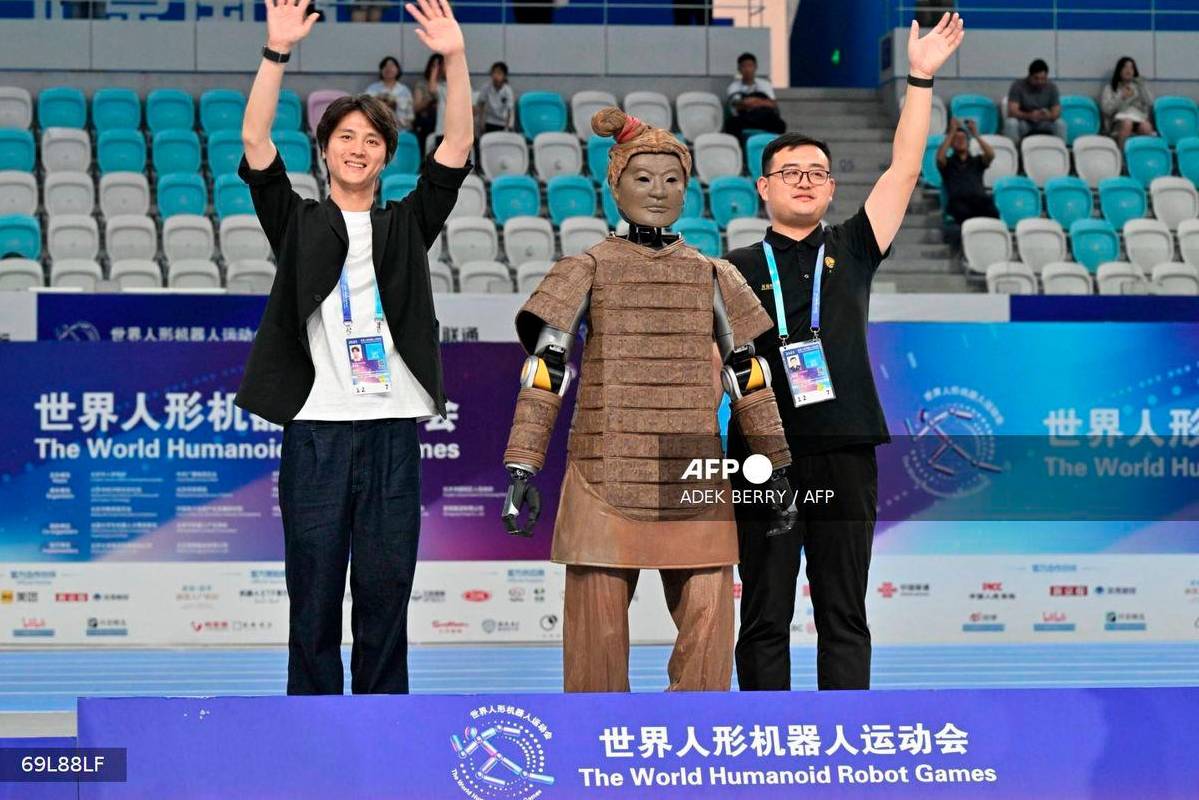 World’s first humanoid robot games launch in Beijing with 500 competitors