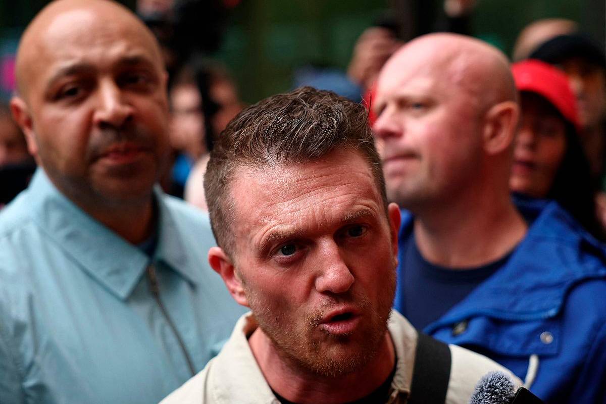 UK far-right activist Tommy Robinson pleads not guilty to harassment