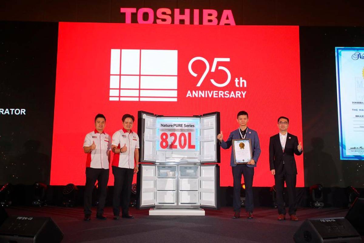 Toshiba launches Malaysia’s biggest-capacity refrigerator