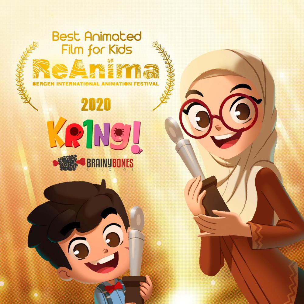 Malaysian animated short Kring! about dyslexia wins Best Animated Film for Kids in Norway