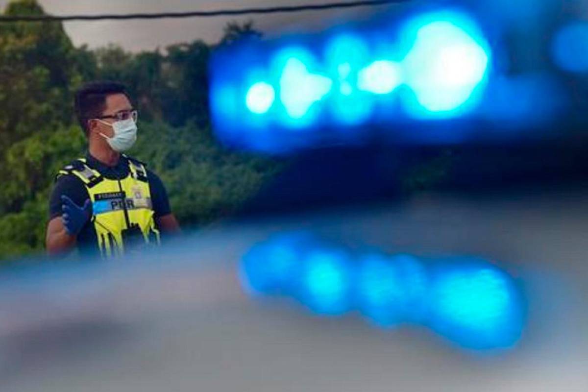 Anggota polis cedera ditetak individu kurang siuman di Kuantan