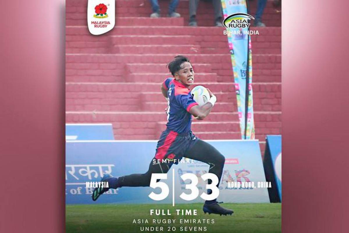 Malaysia U-20 rugby team falls short in Asia Rugby 7s semi-final