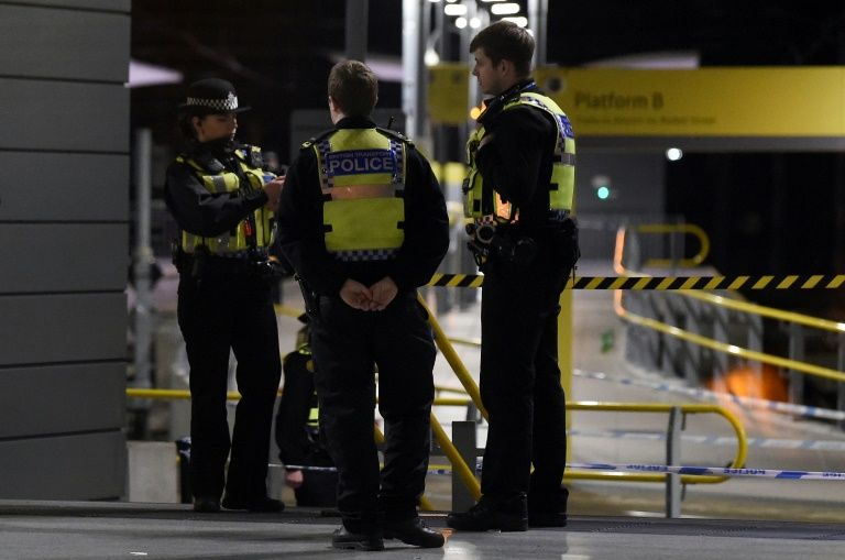 Manchester police are conducting a formal ‘terrorist investigation’ into a stabbing at the city’s main railway station on Monday. — AFP