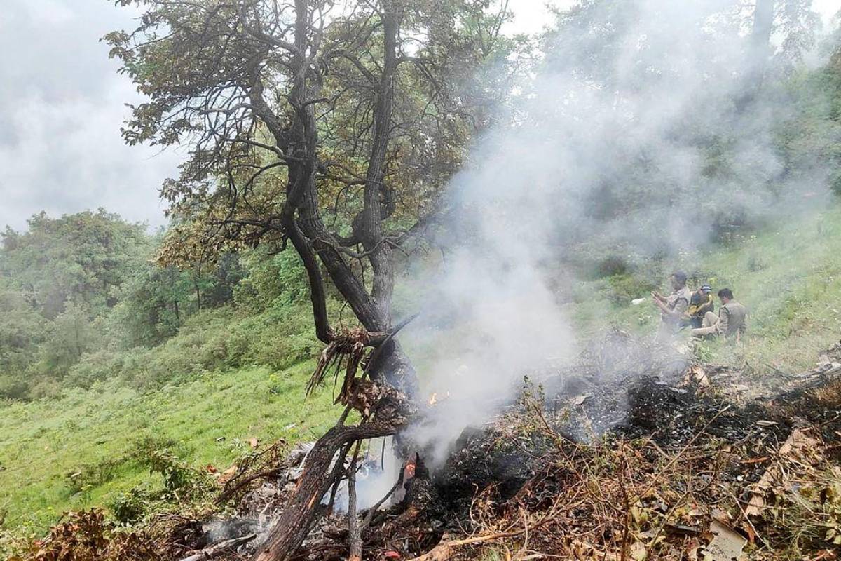 Toddler among seven killed in India chopper crash