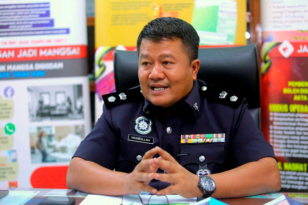 Manjung police chief ACP Hasbullah Abdul Rahman - Bernamapix