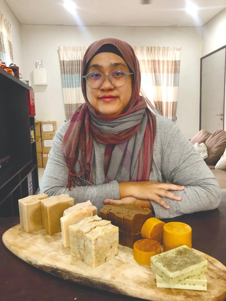 Freelance scriptwriter Zuliana discovered a passion for making soaps.