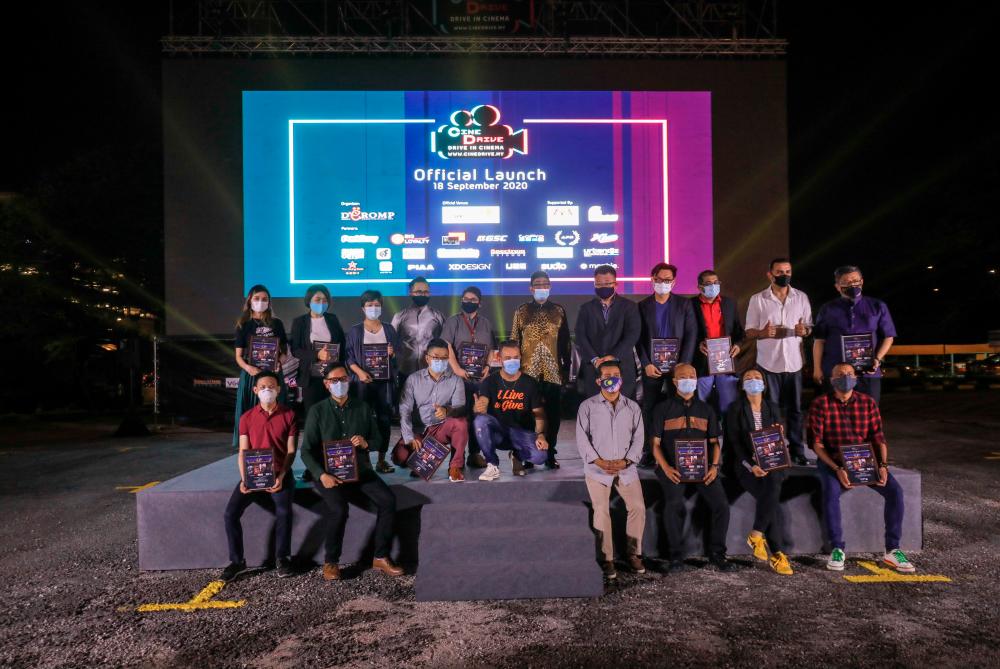 $!CineDrive was made possible with the support of local corporate sponsors. – ASYRAF RASID/THESUN
