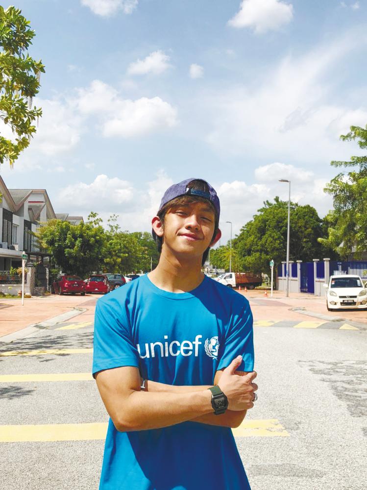 $!Ismail is a proud Unicef Malaysia Youth Advocate. – Ismail Izzani Instagram