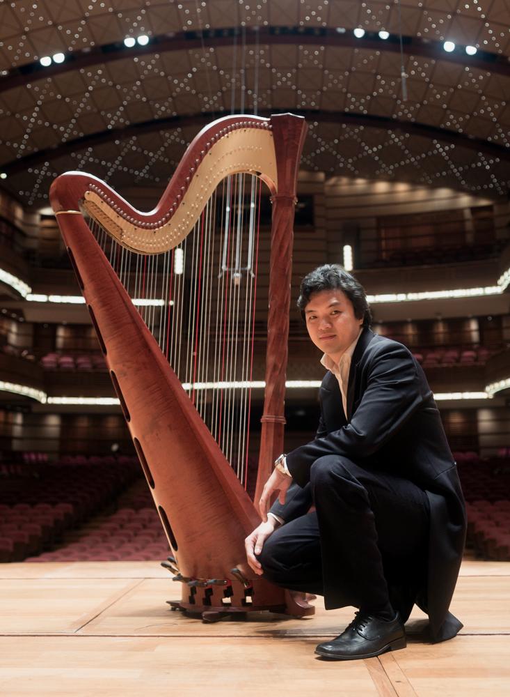 MPO’s Malaysian harpist Tan Keng Hong will perform Gabriel Pierne’s Conzertstuck in G flat during the French Portraits concert series.