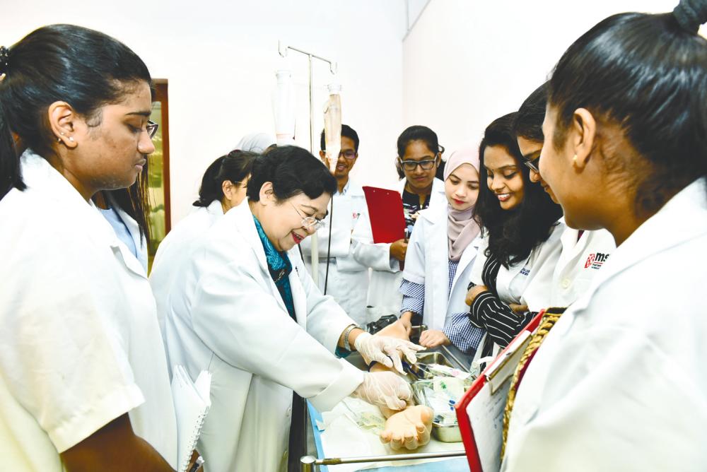 MSU’s MBBS programme presents a continually expanding level of medical experiences.