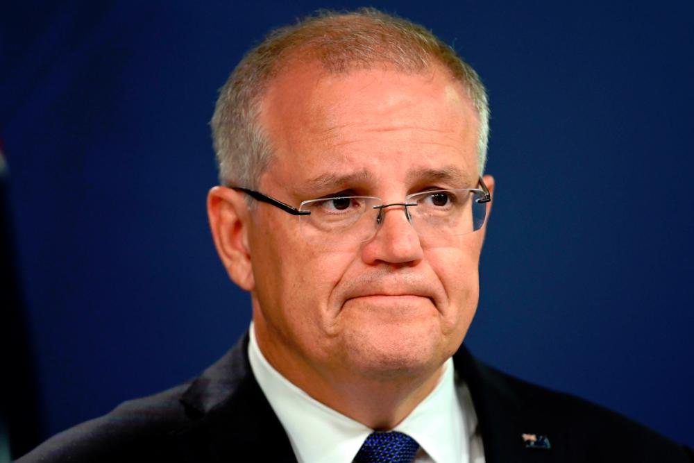 Australian Prime Minister Scott Morrison. — AFP