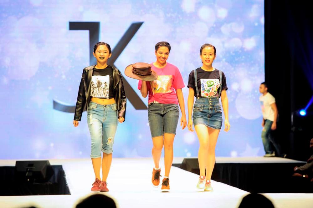 Volunteers from ARP Elite Models wearing clothes designed through the Autism RuL3s Fashion - Powered By Gifted Minds project. – COURTESY OF JK FASHION.