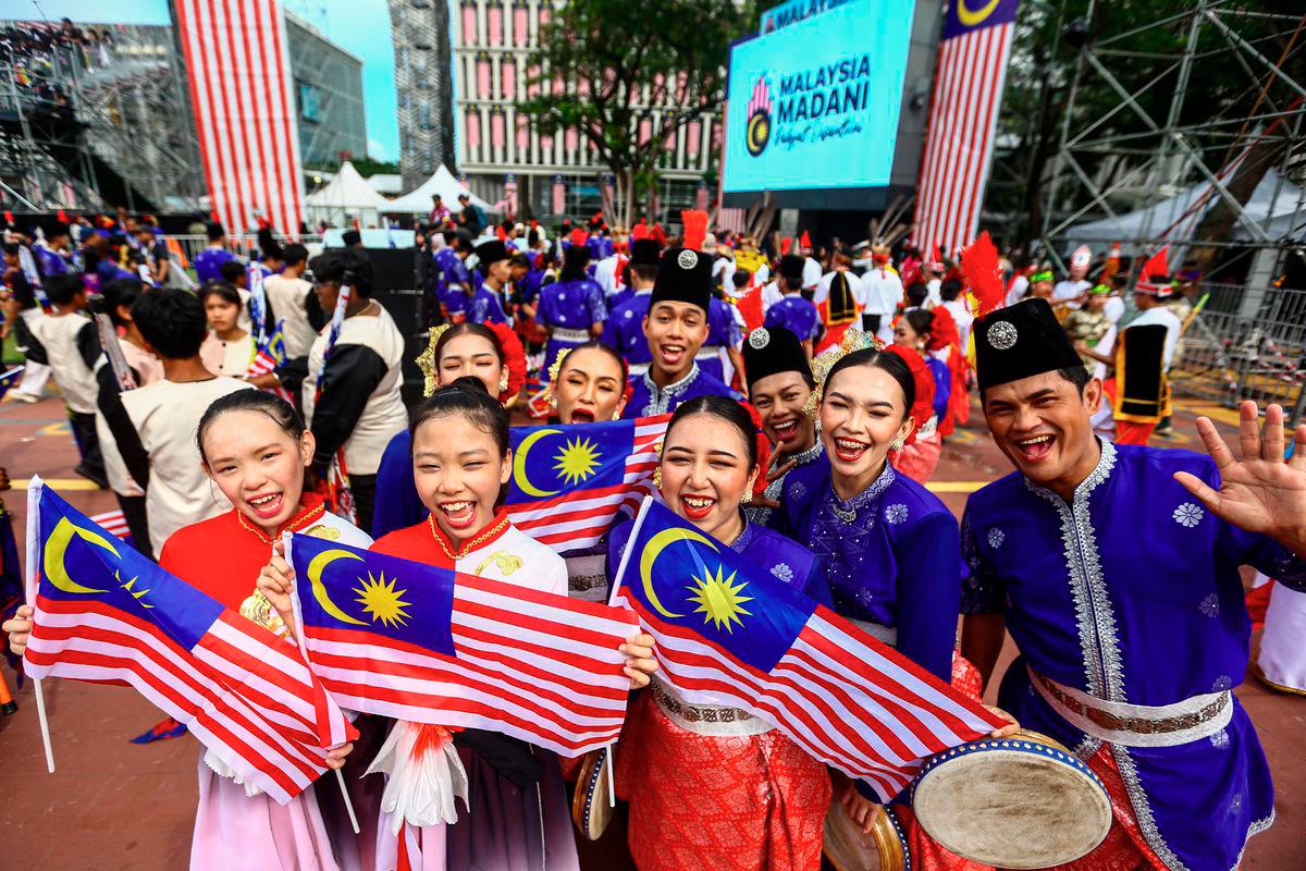 Among the participants during the 2025 National Day celebrations at Dataran Putrajaya. - theSun