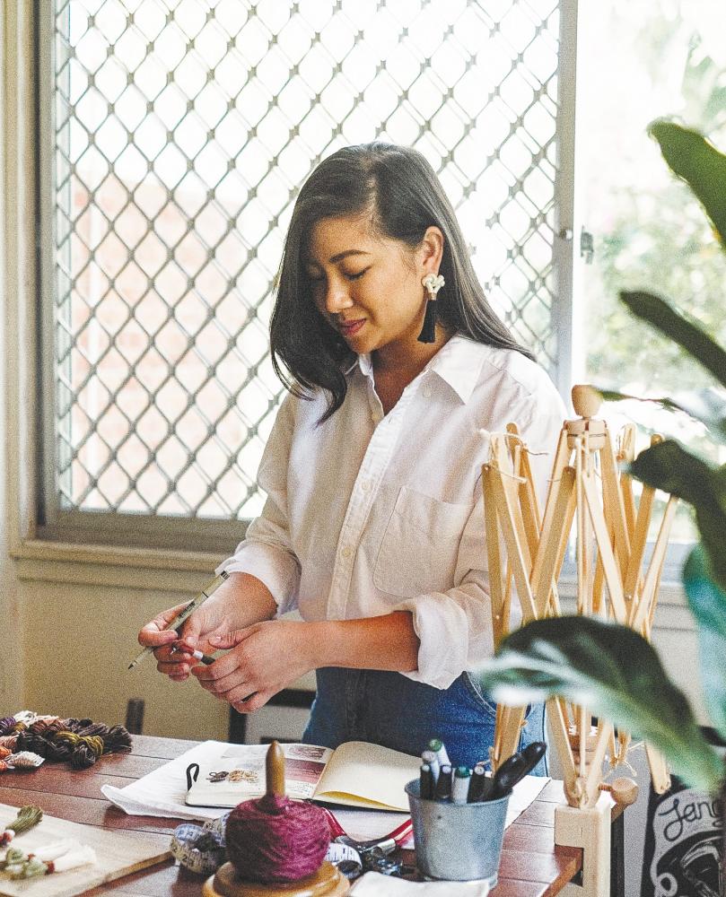 Born and raised in Kota Kinabalu, Sabah, Lee channels her architecture background and her stint as a printmaker to approach her work. – Courtesy of Lorraine Lee