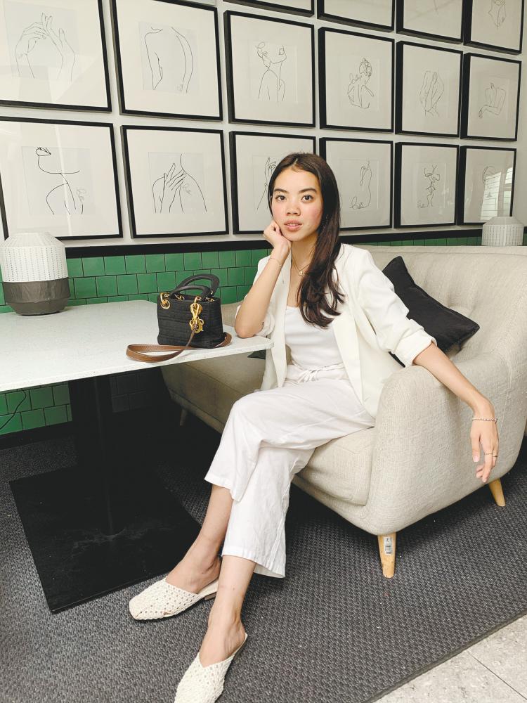 Alyssa displaying her style aesthetic, which she describes as favouring a neutral colour palette, chic, simple and trendy. – Courtesy of Alyssa Johaan