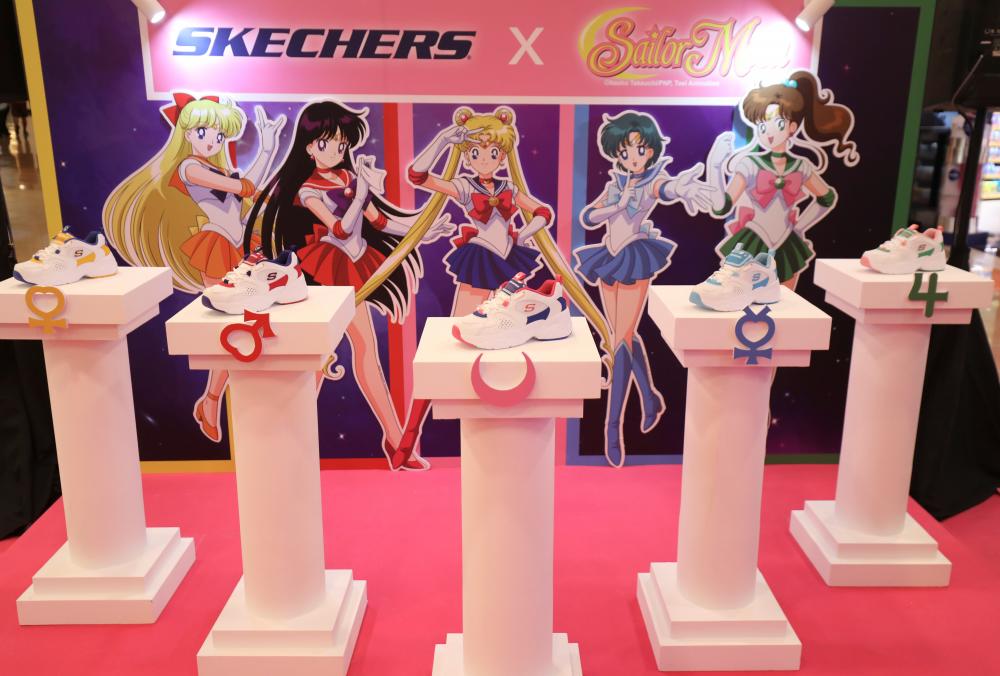 D’Lites Airy 2.0 sneakers from the Skechers x Sailor Moon collection. – ASYRAF RASID/THESUN