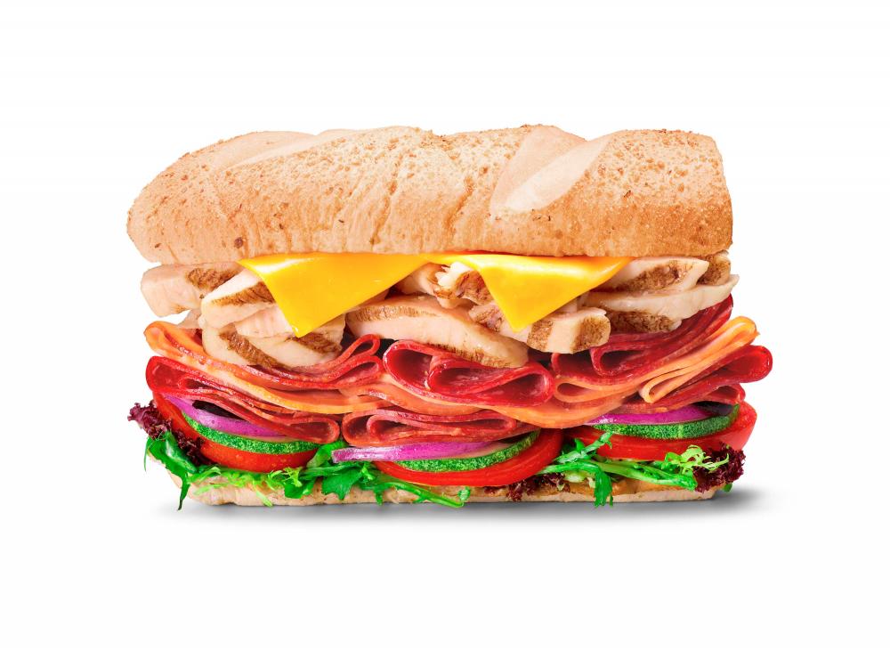 The Subway-first Meat Stack sub.