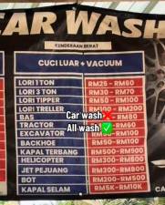 Malaysian car wash offers submarine, fighter jet washing services, baffles netizens