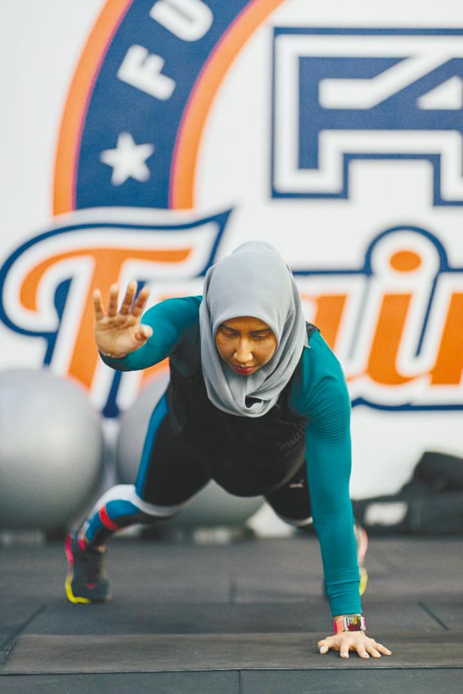 She is an inspiration for countless women, especially observant Muslim women who are seeking to improve their health. – Courtesy of Ain Ramli $!She is an inspiration for countless women, especially observant Muslim women who are seeking to improve their health. – Courtesy of Ain Ramli