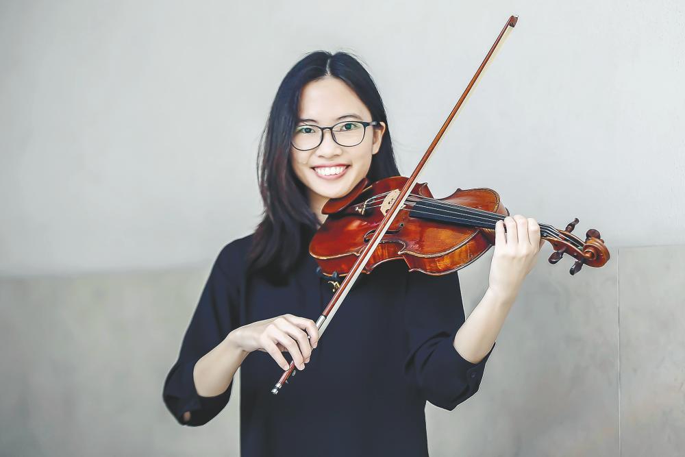 Andrea learnt to play the violin when she was 11 years old. – Sunpix by Adib Rawi