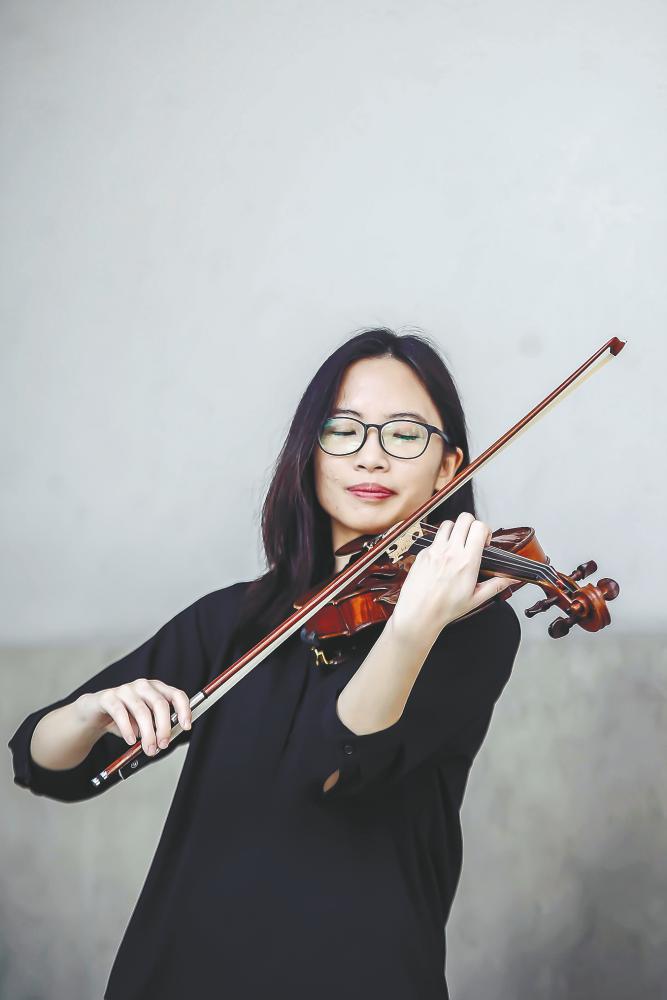 $!Andrea learnt to play the violin when she was 11 years old. – Sunpix by Adib Rawi