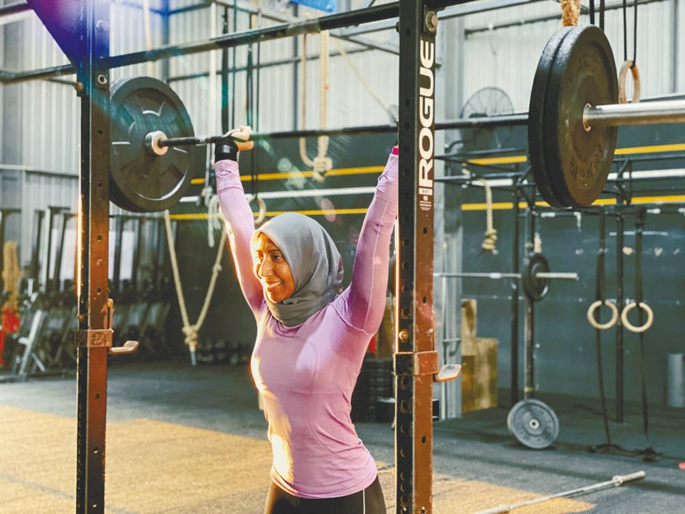 She recently began trying out Crossfit. – Courtesy of Ain Ramli $!She recently began trying out Crossfit. – Courtesy of Ain Ramli