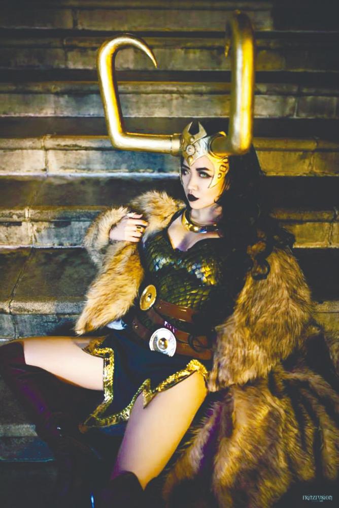 $!Abigail Goh crossplaying as Lady Loki. – Courtesy of Fritz Fusion