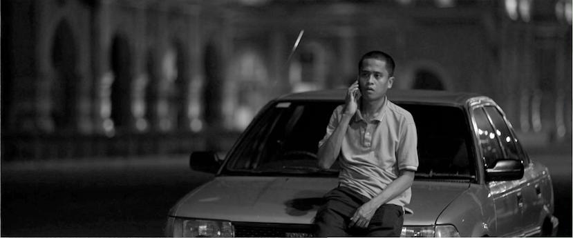 $!Scene from Prebet Sapu, a film about an unlikely romance between an illegal e-hailing