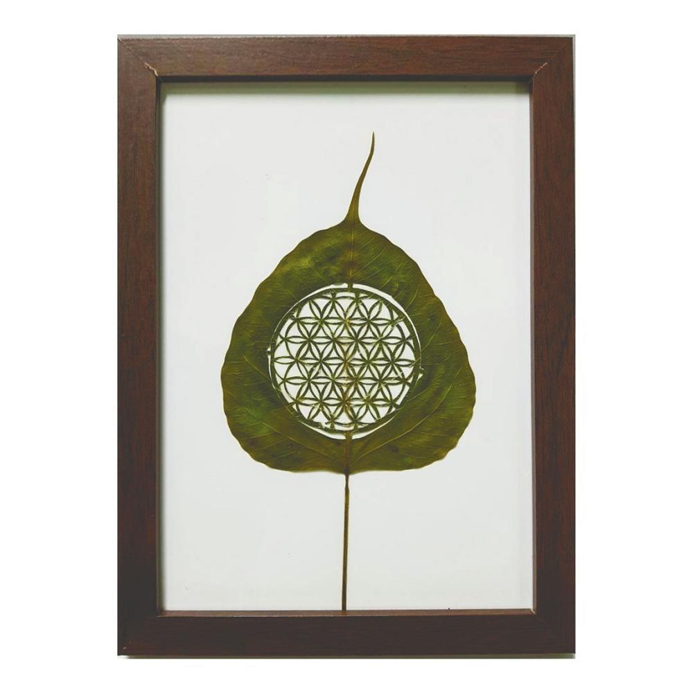 One of TPeepal Handicraft’s leaf art designs. – Courtesy of Thirumaaran Arasu $!One of TPeepal Handicraft’s leaf art designs. – Courtesy of Thirumaaran Arasu