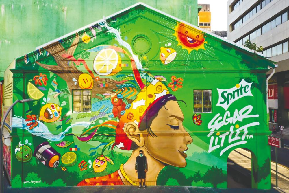 $!Segar Lit Lit, a project with Sprite Malaysia, in Central Market. – Courtesy of Kenji Chai