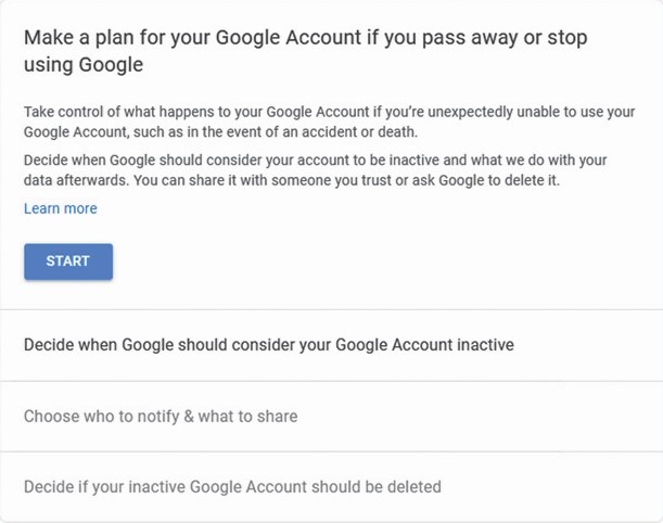 $!Google has a service called Inactive Account Manager.