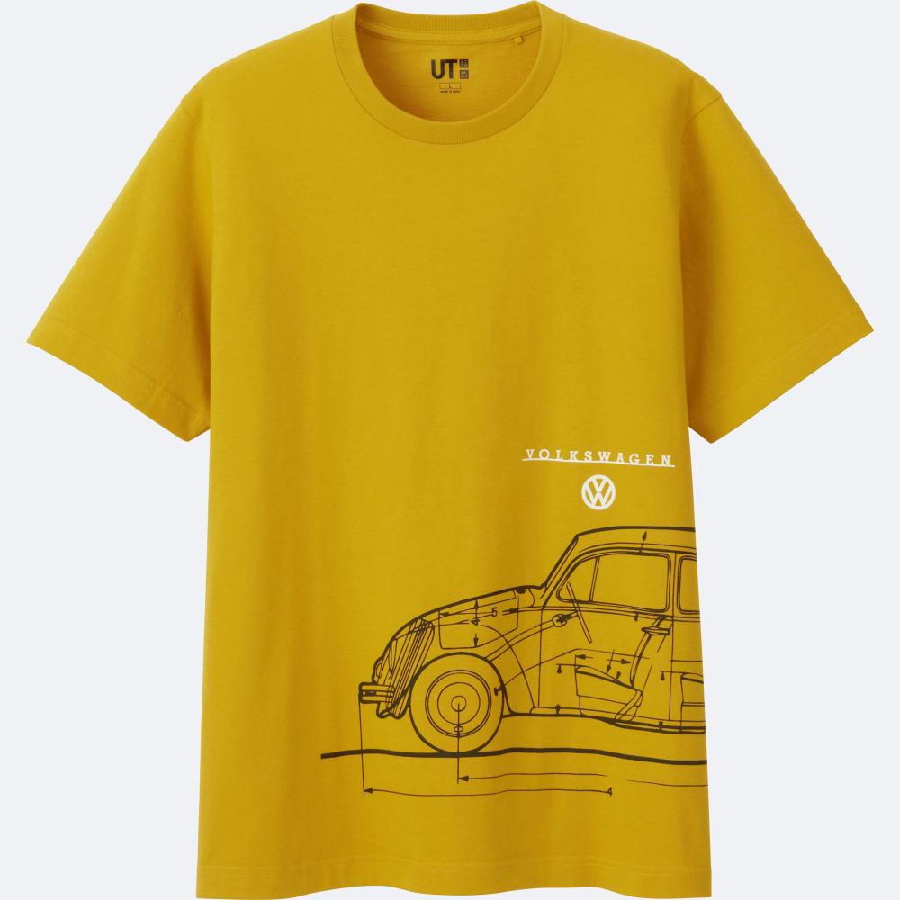Volkswagen icons on Uniqlo t-shirts
