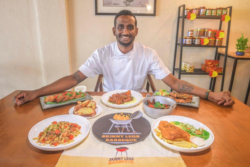 Yuvan Vydelingum, owner of Skinnylegs Barbeque. – ADIB RAWI YAHYA/THESUN