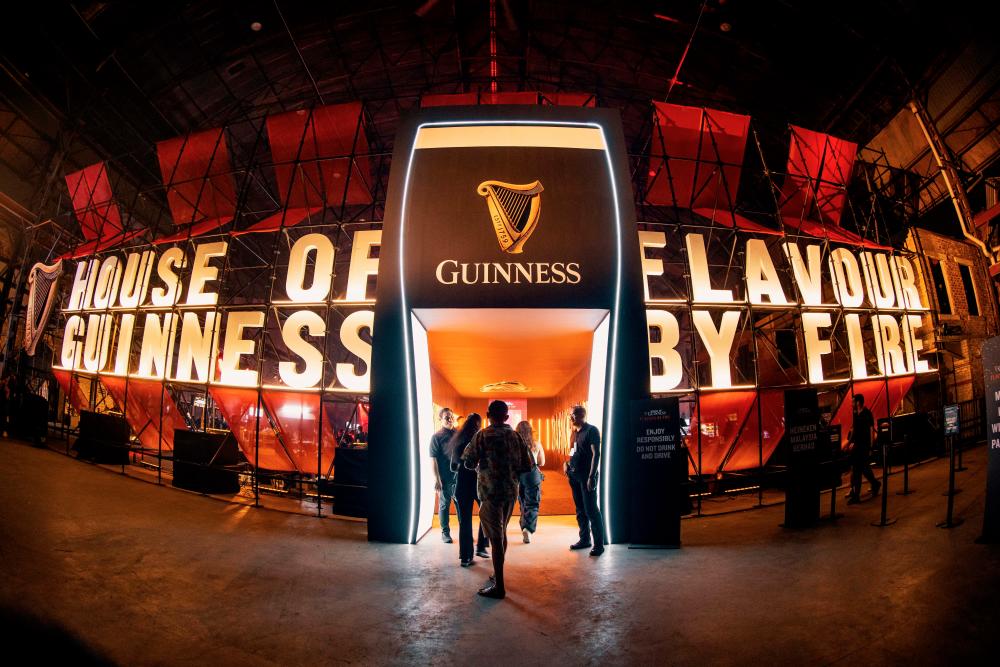 Guiness Flavour By Fire entrance. – GUINNESS